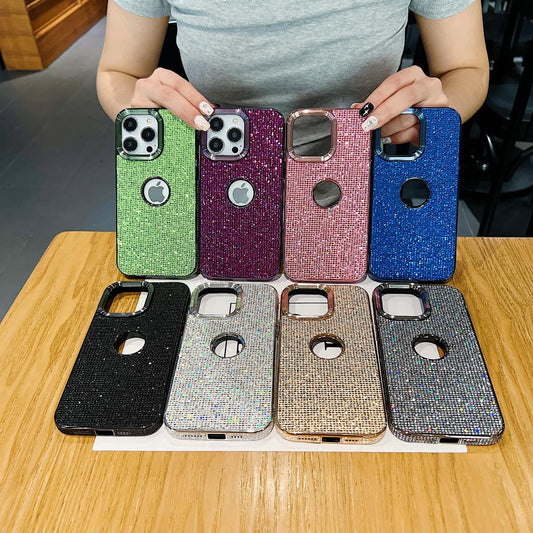 LuxuryKase LK140 Fashion Bling Glitter Case For iPhone 15 Plus Pro Max