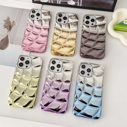 LuxuryKase LK146 Electroplated Cushion Gradient Case For iPhone