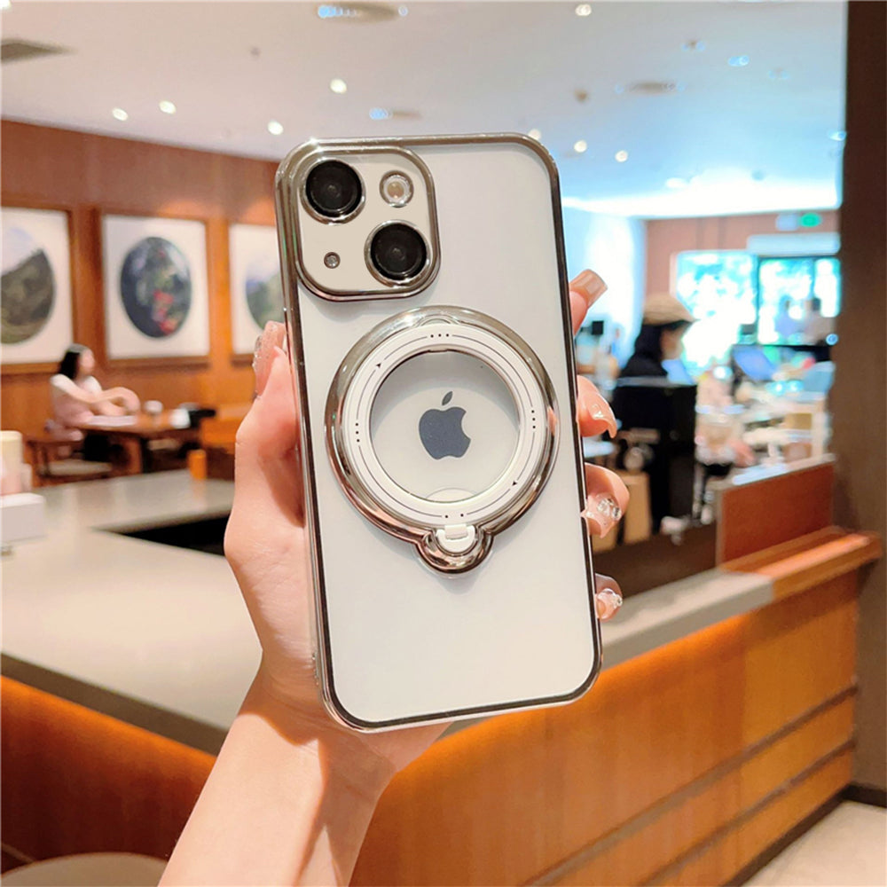 LuxuryKase LK151 Magnetic Bracket Stand Mag-Safe Wireless Chargeing Case For - iPhone