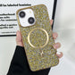 LuxuryKase LK133 Shining Star Flash Diamond Magnetic Mag-Safe Case for iPhone 11 12 13 14 15 Plus Pro Max