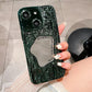 LuxuryKase LK149 Makeup Mirror Creative 3D Rock Pattern Shockproof Case For iPhone