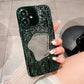 LuxuryKase LK149 Makeup Mirror Creative 3D Rock Pattern Shockproof Case For iPhone