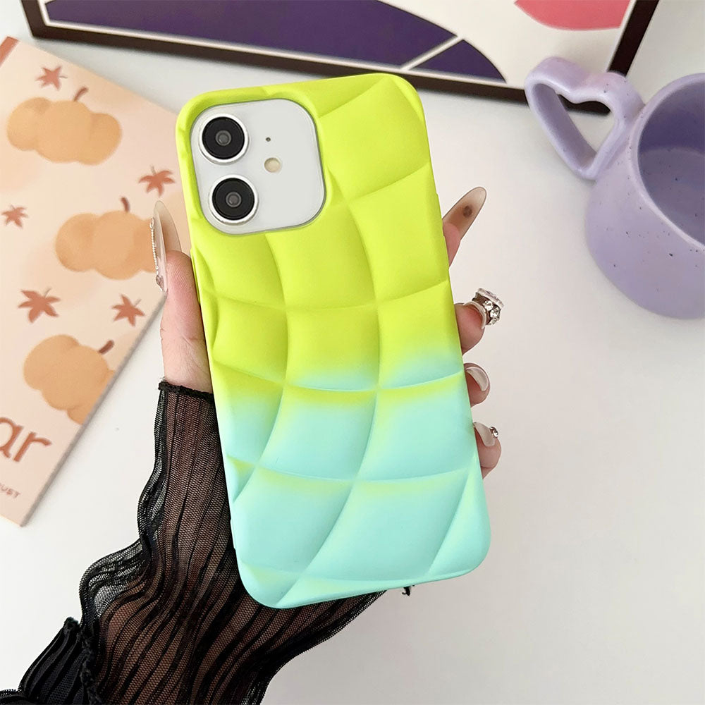 LuxuryKase LK144 Spherical Gradient Colour Hemisphere Shape case For iPhone