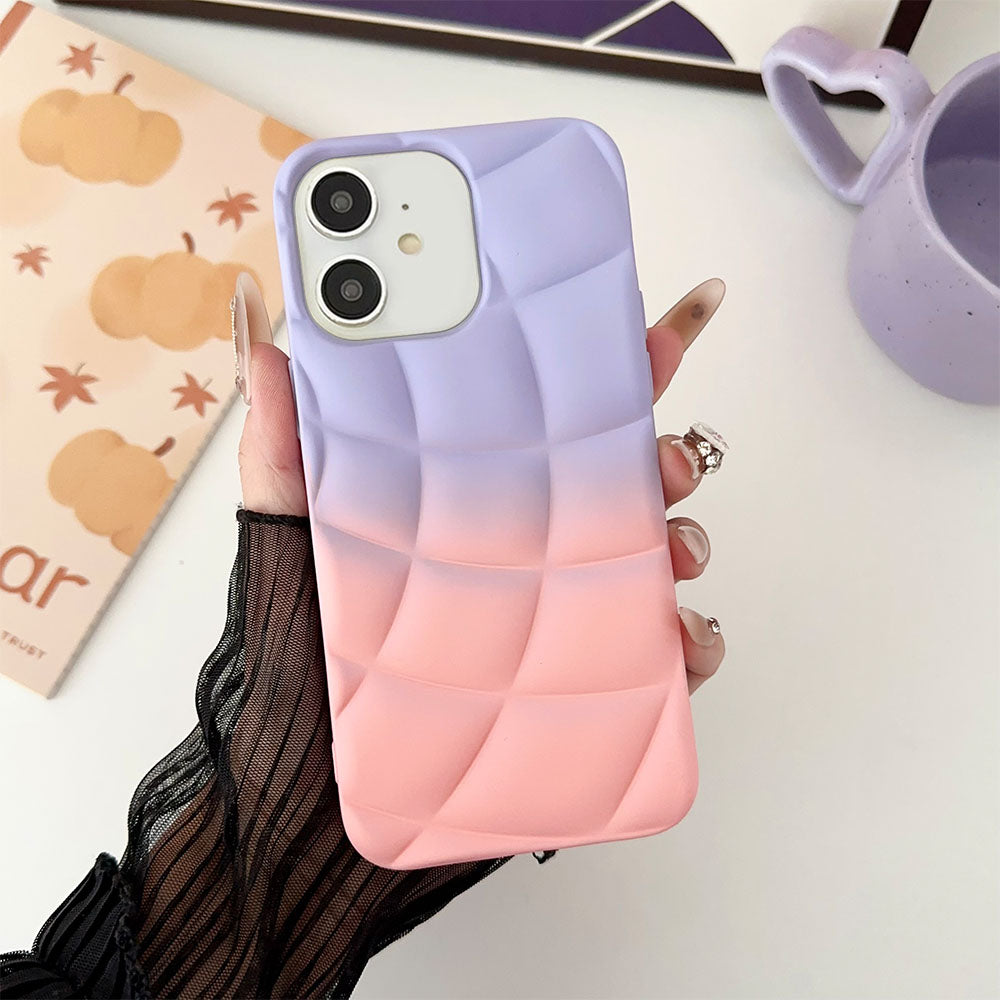 LuxuryKase LK144 Spherical Gradient Colour Hemisphere Shape case For iPhone