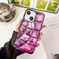 LuxuryKase LK145 Electroplated Marble Look Soft Shell Case For - iPHONE