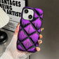 LuxuryKase LK139 Puffer Design Double Shaded Print Case For iPhone