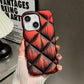 LuxuryKase LK139 Puffer Design Double Shaded Print Case For iPhone