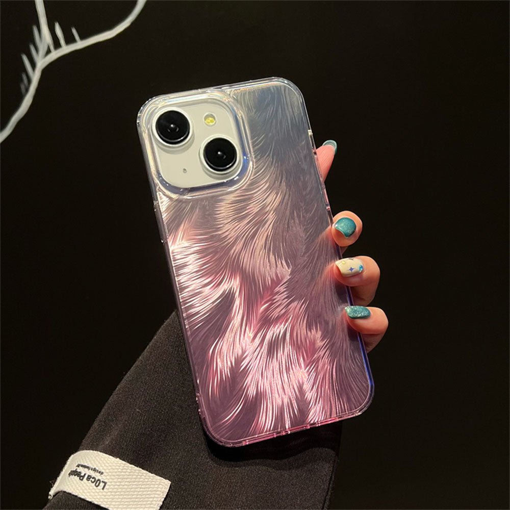 LuxuryKase LK156 Fox Tail Hot Stamping Case Cover For iPhone 11 12 13 14 15 Pro Max