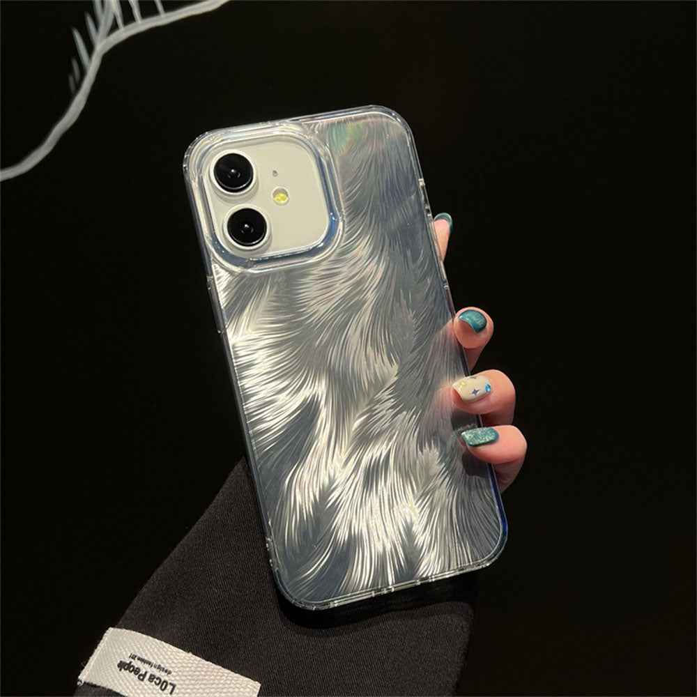 LuxuryKase LK156 Fox Tail Hot Stamping Case Cover For iPhone 11 12 13 14 15 Pro Max