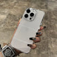 LuxuryKase LK167 Corrugated Transparent Case Cover For iPhone