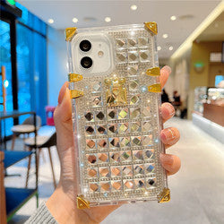 LuxuryKase Glitter Diamond Right Angle Shining Cover For Iphone