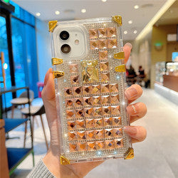 LuxuryKase Glitter Diamond Right Angle Shining Cover For Iphone