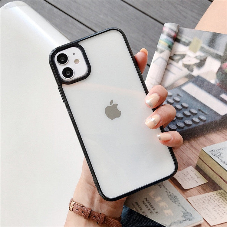 LuxuryKase Shockproof Silicone Bumper Transparent Protection Case Cover For Iphone