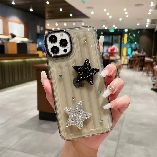 LuxuryKase LK119 Crystal Clear Bling Star Case For iPhone