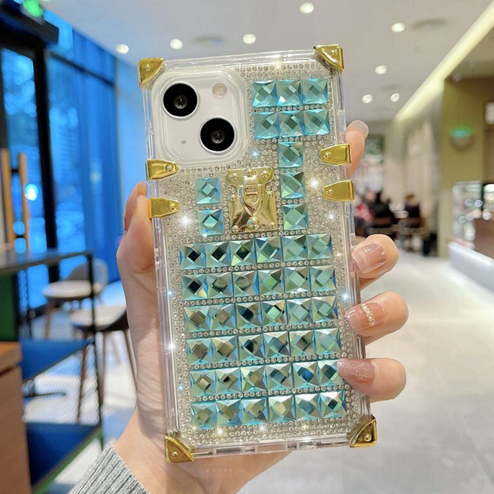 LuxuryKase Glitter Diamond Right Angle Shining Cover For Iphone