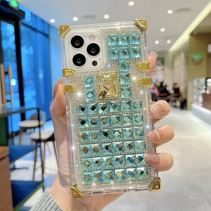 LuxuryKase Glitter Diamond Right Angle Shining Cover For Iphone