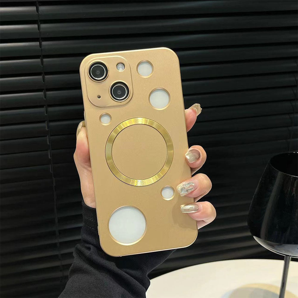 LuxuryKase LK107 Star Hole Camera Lens Protector Case Cover for iPhone