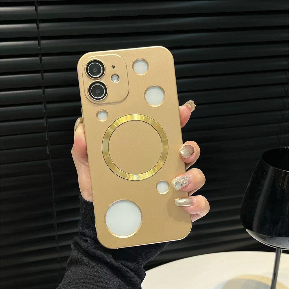 LuxuryKase LK107 Star Hole Camera Lens Protector Case Cover for iPhone