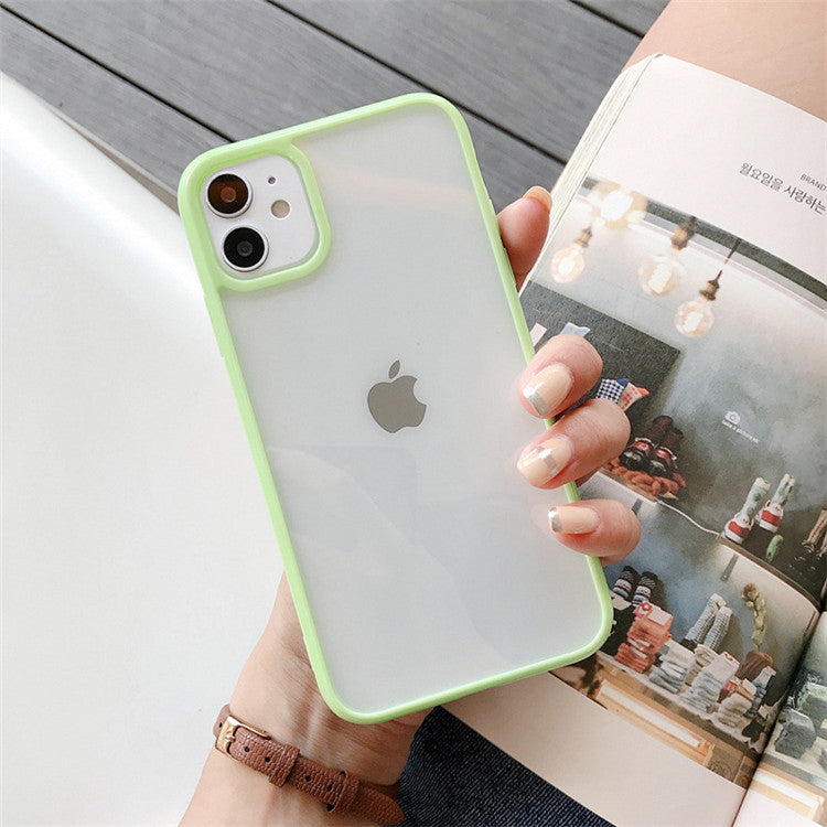 LuxuryKase Shockproof Silicone Bumper Transparent Protection Case Cover For Iphone 11 12 13 14 Plus Mini Pro Max