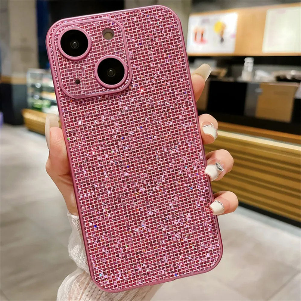 LuxuryKase LK118 Shiny Diamond Full Lens Protection Glitter Rhinestone Case For iPhone