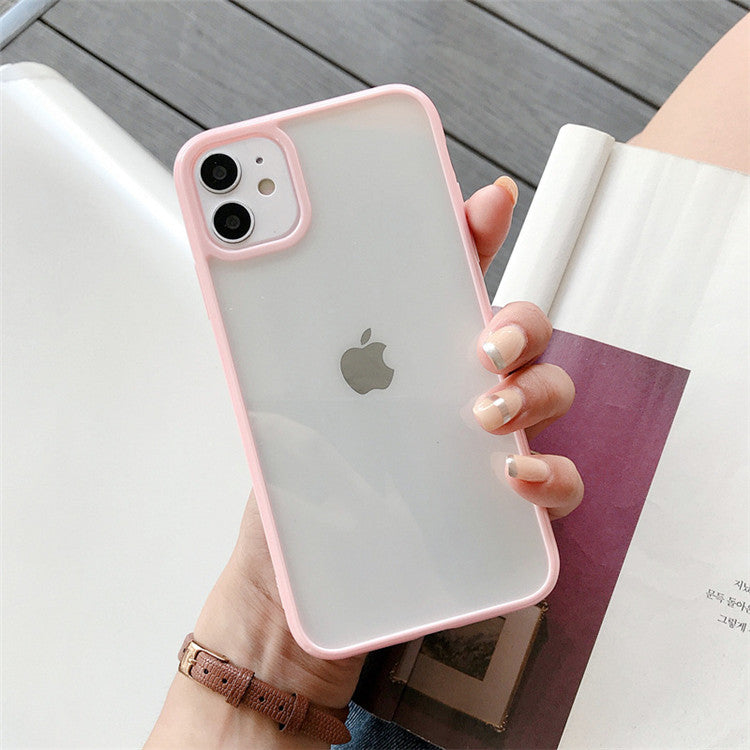 LuxuryKase Shockproof Silicone Bumper Transparent Protection Case Cover For Iphone 11 12 13 14 Plus Mini Pro Max