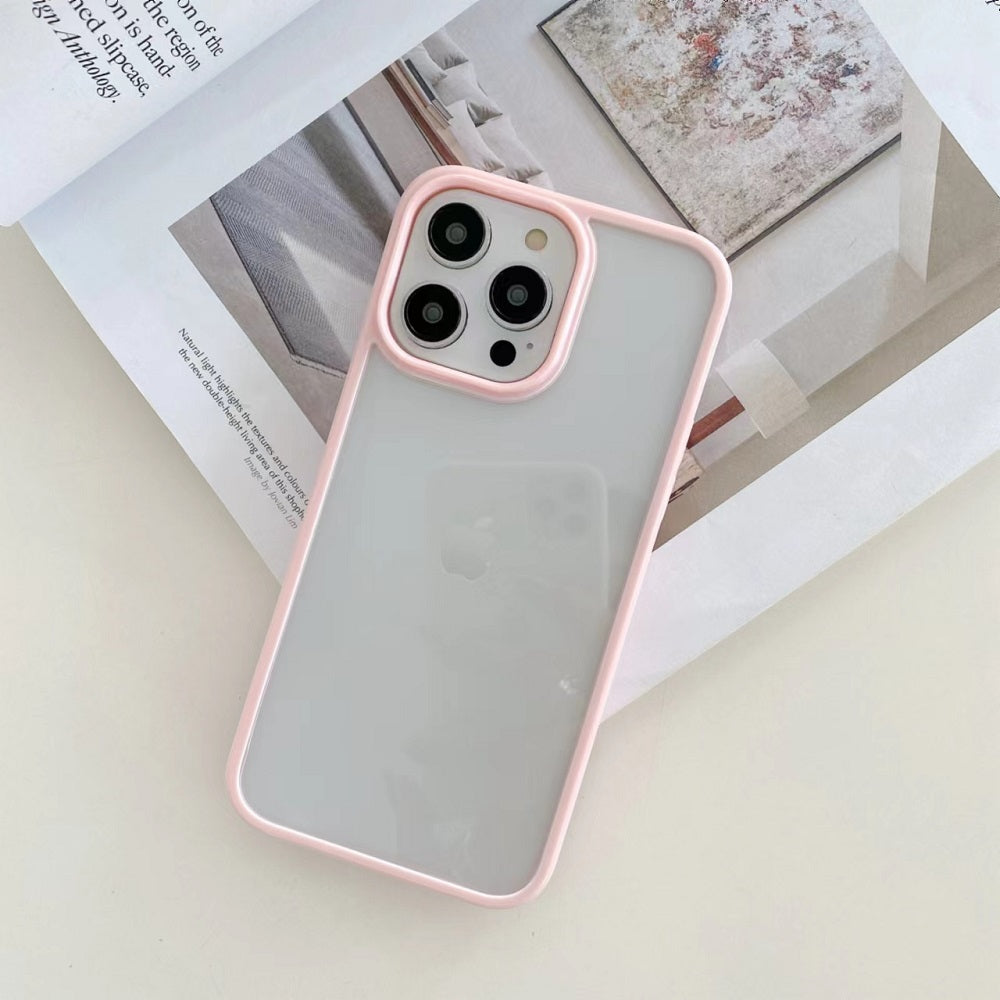 LuxuryKase Shockproof Silicone Bumper Transparent Protection Case Cover For Iphone