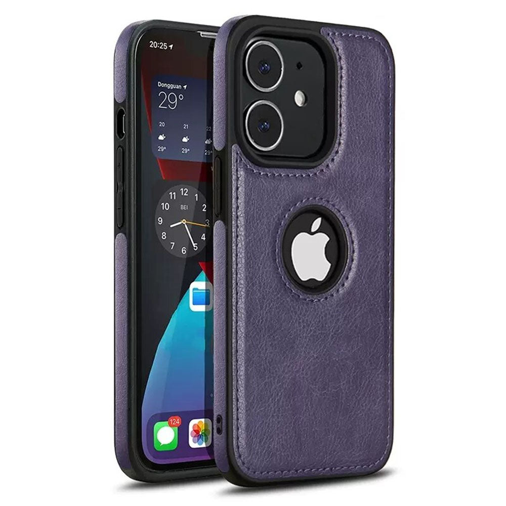 Luxurykase Business Style PU Leather Shockproof Case For Iphone 11 12 13 14 Plus Mini Pro Max