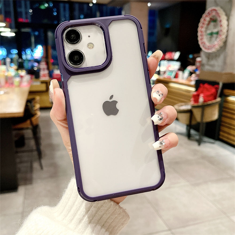 LuxuryKase LK112 Acrylic Clear Hard Bumper Case For iPhone