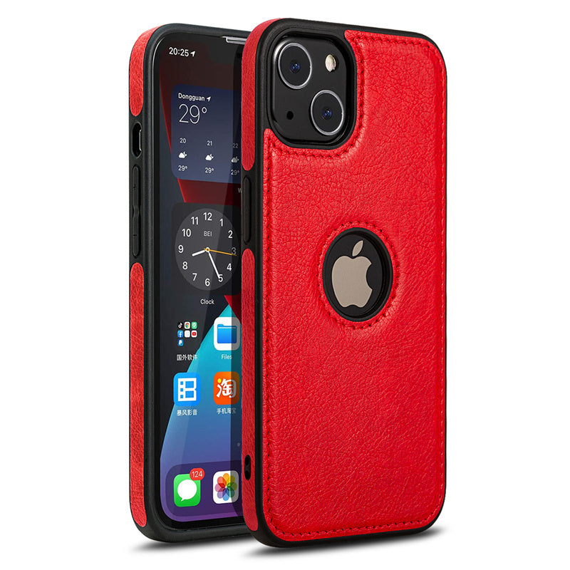 Luxurykase Business Style PU Leather Shockproof Case For Iphone 11 12 13 14 Plus Mini Pro Max