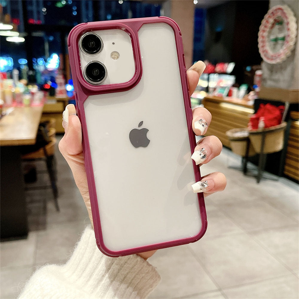 LuxuryKase LK112 Acrylic Clear Hard Bumper Case For iPhone