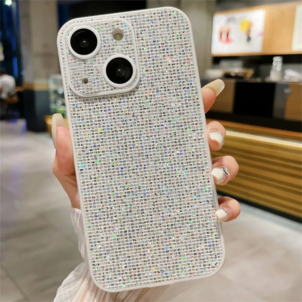 LuxuryKase LK118 Shiny Diamond Full Lens Protection Glitter Rhinestone Case For iPhone