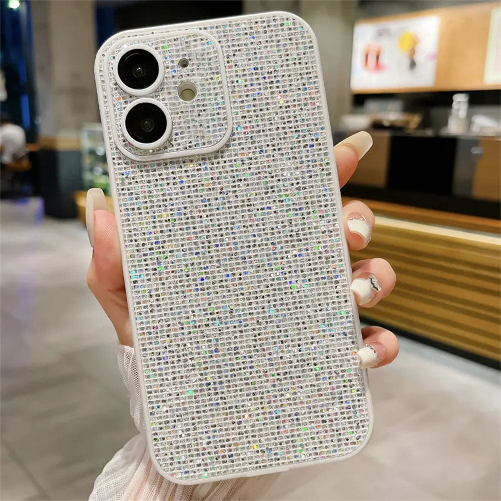 LuxuryKase LK118 Shiny Diamond Full Lens Protection Glitter Rhinestone Case For iPhone