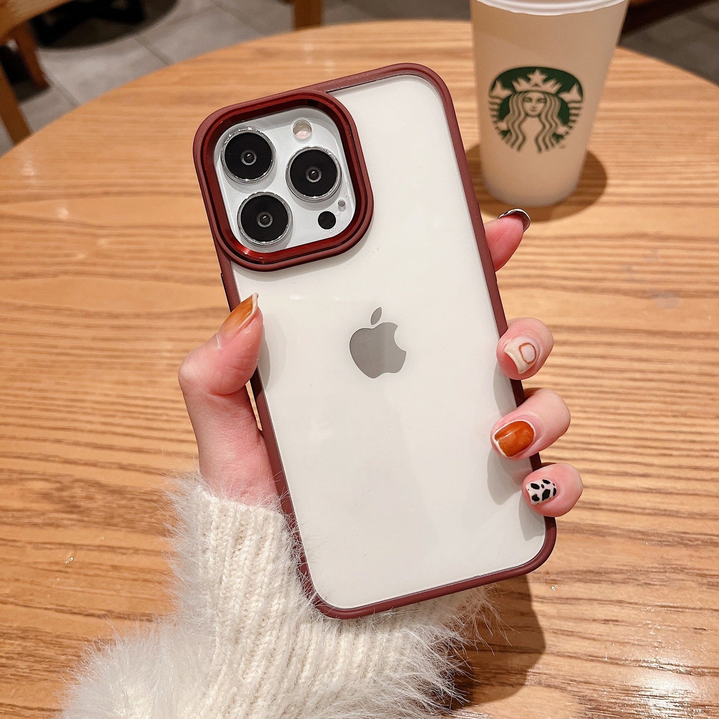 LuxuryKase Metal Camera Protection Transparent Shockproof Armor Case Cover For Iphone 11 12 Plus Mini Pro Max